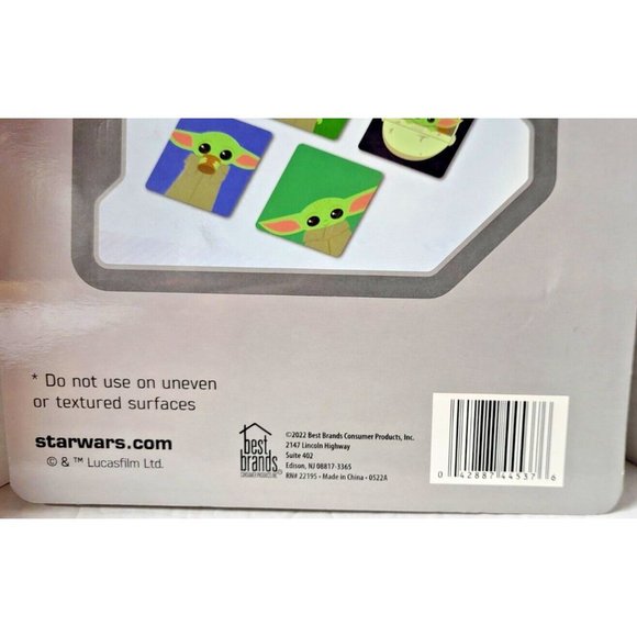 New Star Wars The Mandalorian Baby Yoda 5-pack Tub Treads - Picture 4 of 4